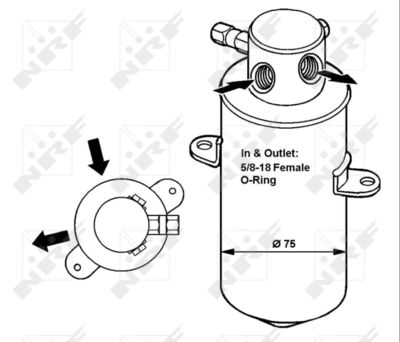 Dryer, air conditioning NRF 33165