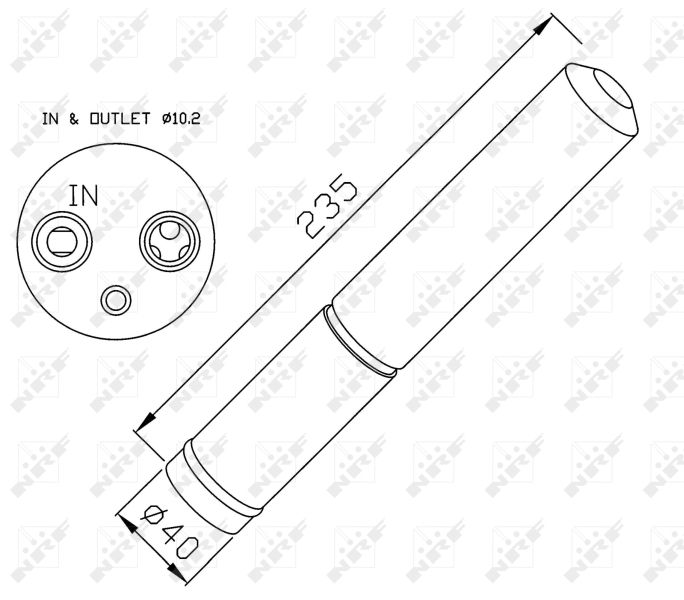 NRF 33225 Dryer, air conditioning