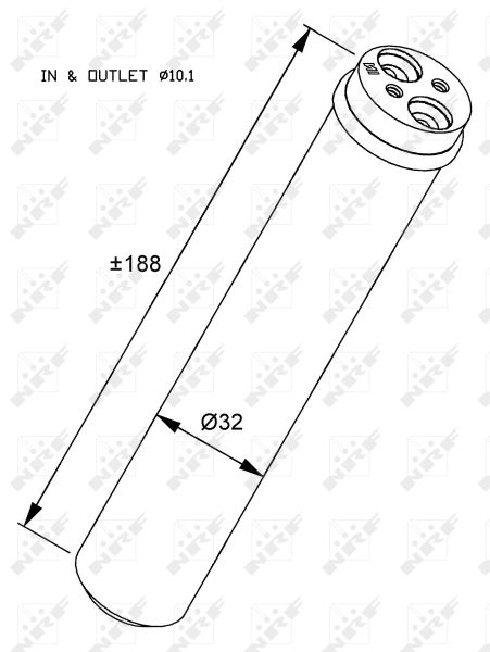 NRF 33284 Dryer, air conditioning