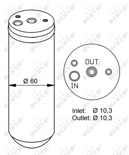 NRF 33293 Dryer, air conditioning