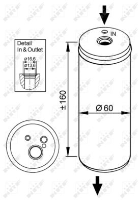 Dryer, air conditioning NRF 33296