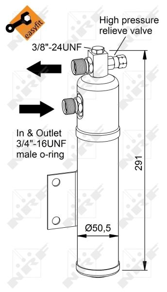 NRF 33366 Dryer, air conditioning