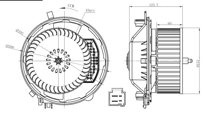 NRF 34283 Interior Blower