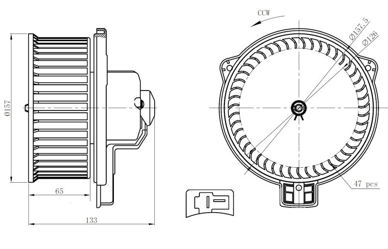 NRF 34291 Interior Blower