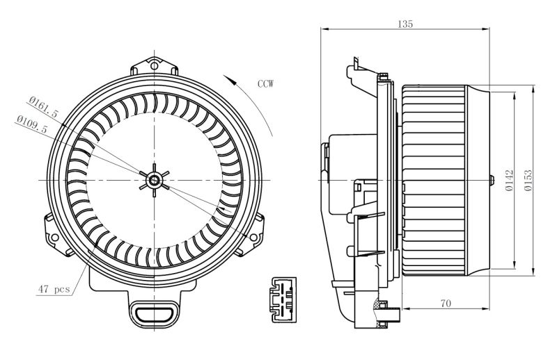 NRF 34296 Interior Blower