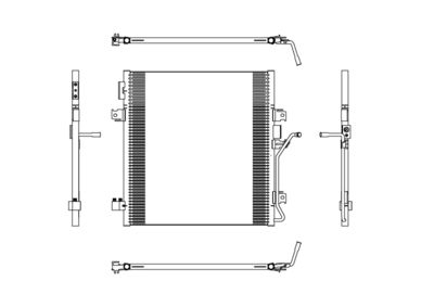 Condenser, air conditioning NRF 350188