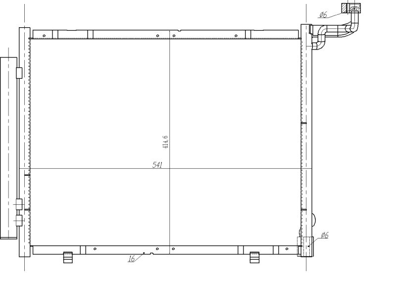 NRF 350482 Condenser, air conditioning
