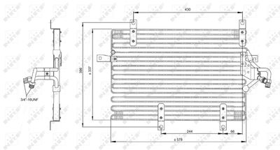 Condenser, air conditioning NRF 35052