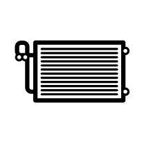 Condenser, air conditioning NRF 350670