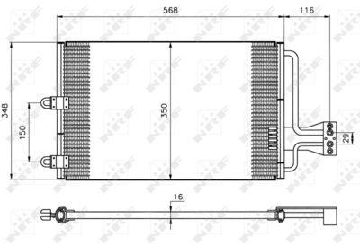 Condenser, air conditioning NRF 35149
