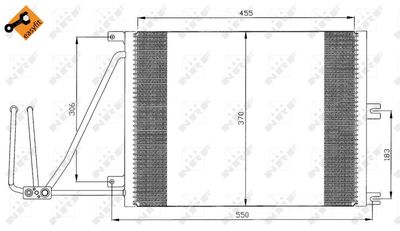 Condenser, air conditioning NRF 35292