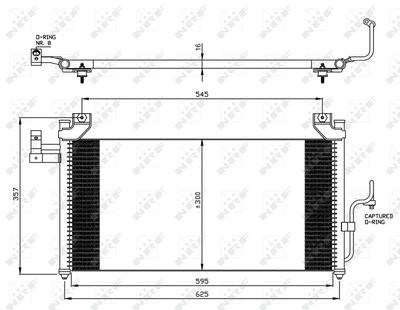 Condenser, air conditioning NRF 35386