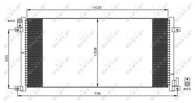 Condenser, air conditioning NRF 35491