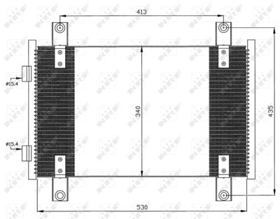 Condenser, air conditioning NRF 35501