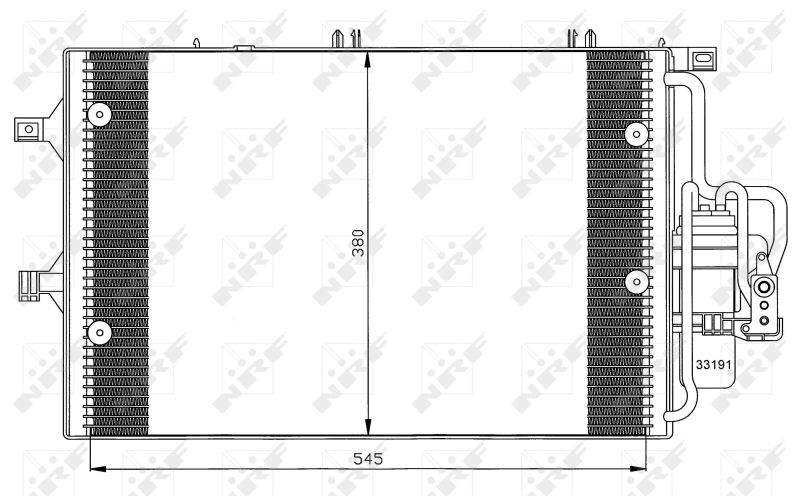 NRF 35529 Condenser, air conditioning