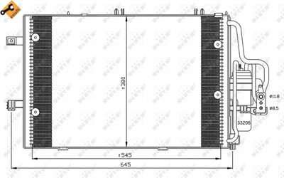 Condenser, air conditioning NRF 35530