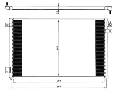 Condenser, air conditioning NRF 35567