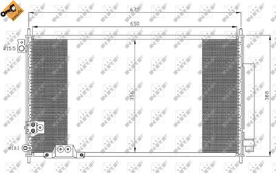 Condenser, air conditioning NRF 35740