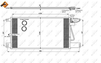 Condenser, air conditioning NRF 35790