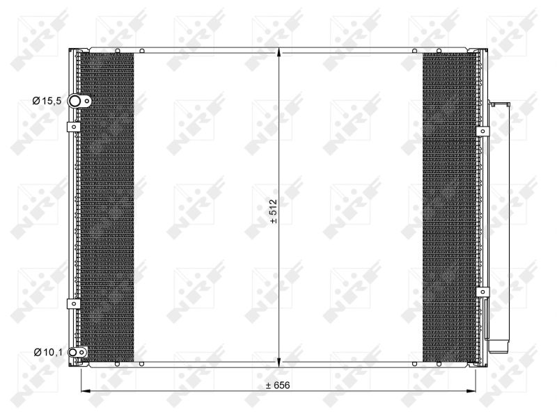 NRF 35857 Condenser, air conditioning