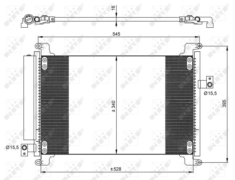 NRF 35941 Condenser, air conditioning
