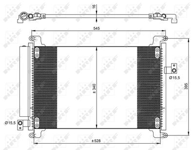 Condenser, air conditioning NRF 35941