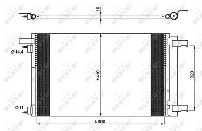 Condenser, air conditioning NRF 35948