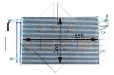 Condenser, air conditioning NRF 35982