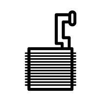 Evaporator, air conditioning NRF 36221