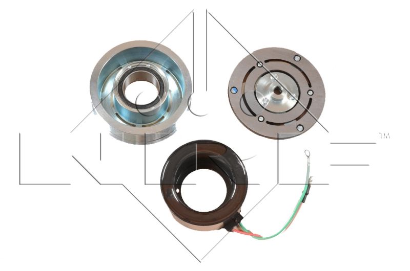 NRF 380016 Magnetic Clutch, air conditioning compressor