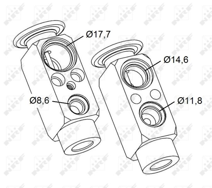 NRF 38479 Expansion Valve, air conditioning