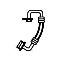 High/Low-pressure Line, air conditioning NRF 400076