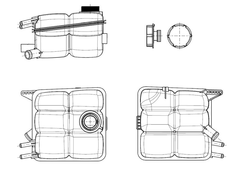NRF 454015 Expansion Tank, coolant