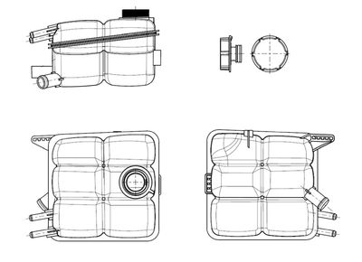 Expansion Tank, coolant NRF 454015