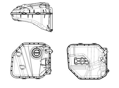 Expansion Tank, coolant NRF 454032