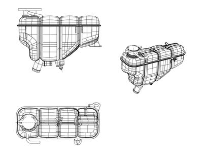 Expansion Tank, coolant NRF 454037