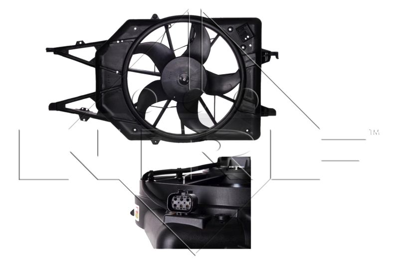 NRF 47034 Fan, engine cooling