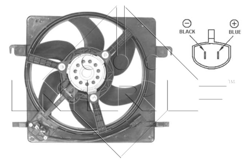 NRF 47037 Fan, engine cooling