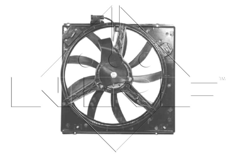 NRF 47052 Fan, engine cooling