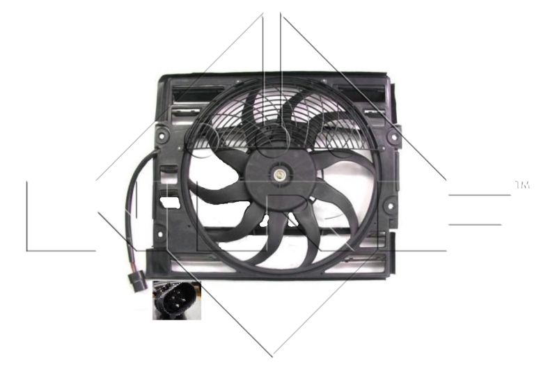 NRF 47214 Fan, engine cooling