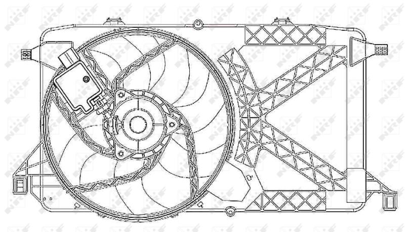 NRF 47264 Fan, engine cooling