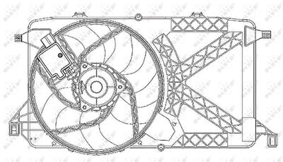 Fan, engine cooling NRF 47264