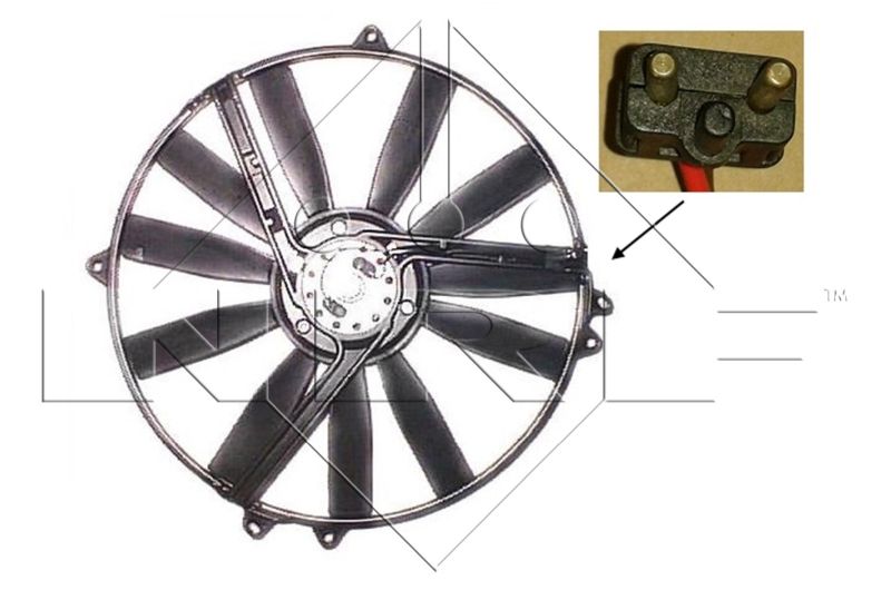 NRF 47300 Fan, engine cooling