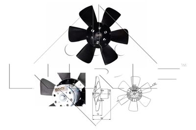 Fan, engine cooling NRF 47390