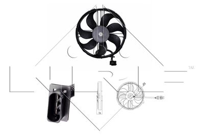 Fan, engine cooling NRF 47409