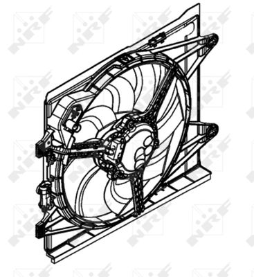 Fan, engine cooling NRF 47597