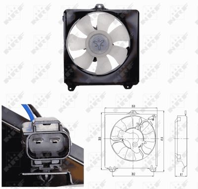 Fan, engine cooling NRF 47694