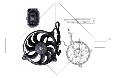 Fan, engine cooling NRF 47699