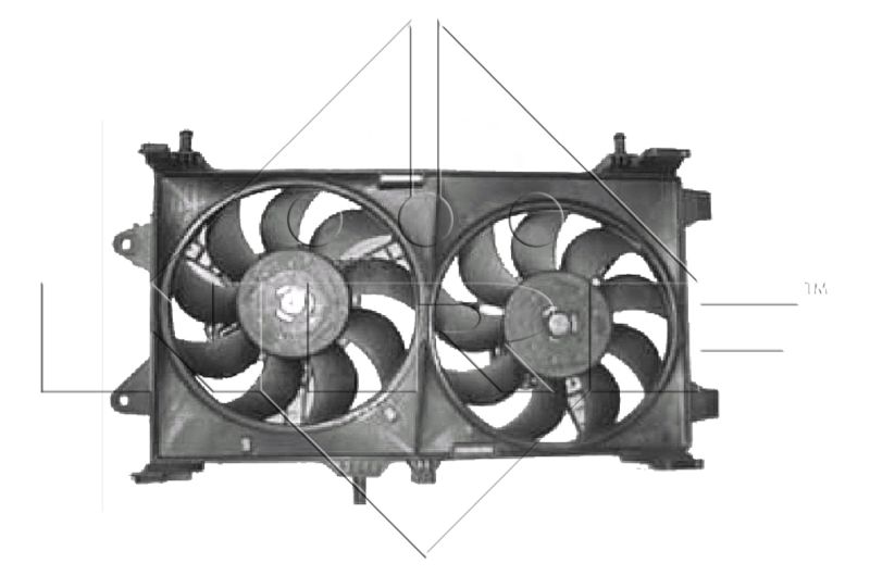 NRF 47802 Fan, engine cooling