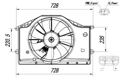 Fan, engine cooling NRF 47939
